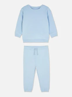 Conjunto De Sudadera Y Joggers Con Textura