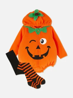 Disfraz De Calabaza De Felpa De Halloween