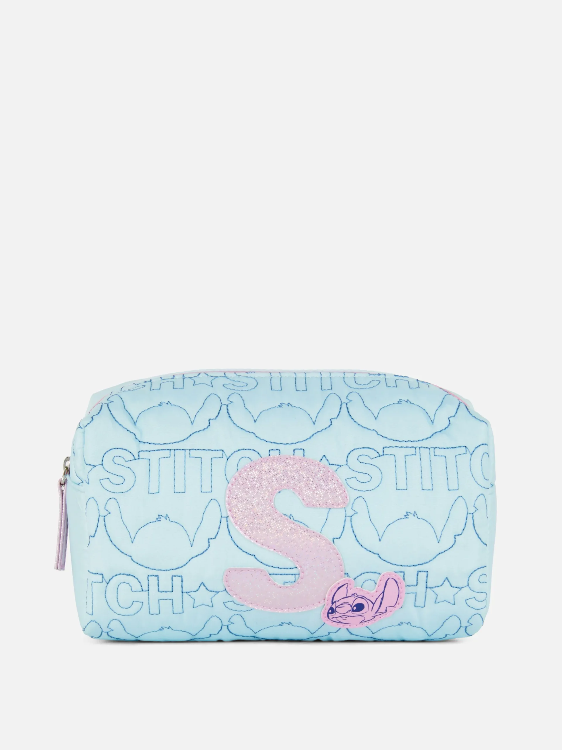 Estuche Con Inicial De Stitch De Disney