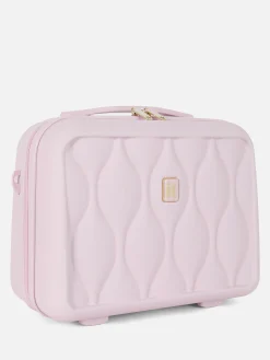 Estuche De Tocador Con Cremallera De Carcasa Dura