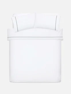 Funda Nórdica Con Ribetes En Contraste Para Cama Doble