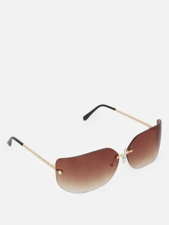 Gafas De Sol De Montura Invisible Curva De Rita Ora