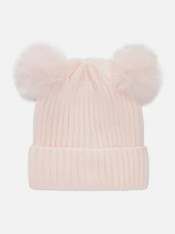 Gorro De Punto Con Pompón