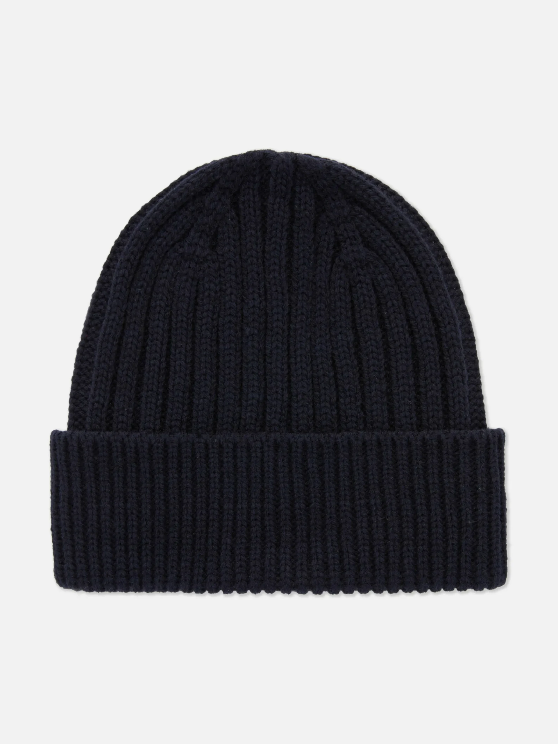 Gorro De Punto Grueso Acanalado