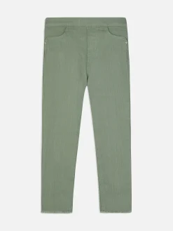 Jeggings Con Efecto Deshilachado