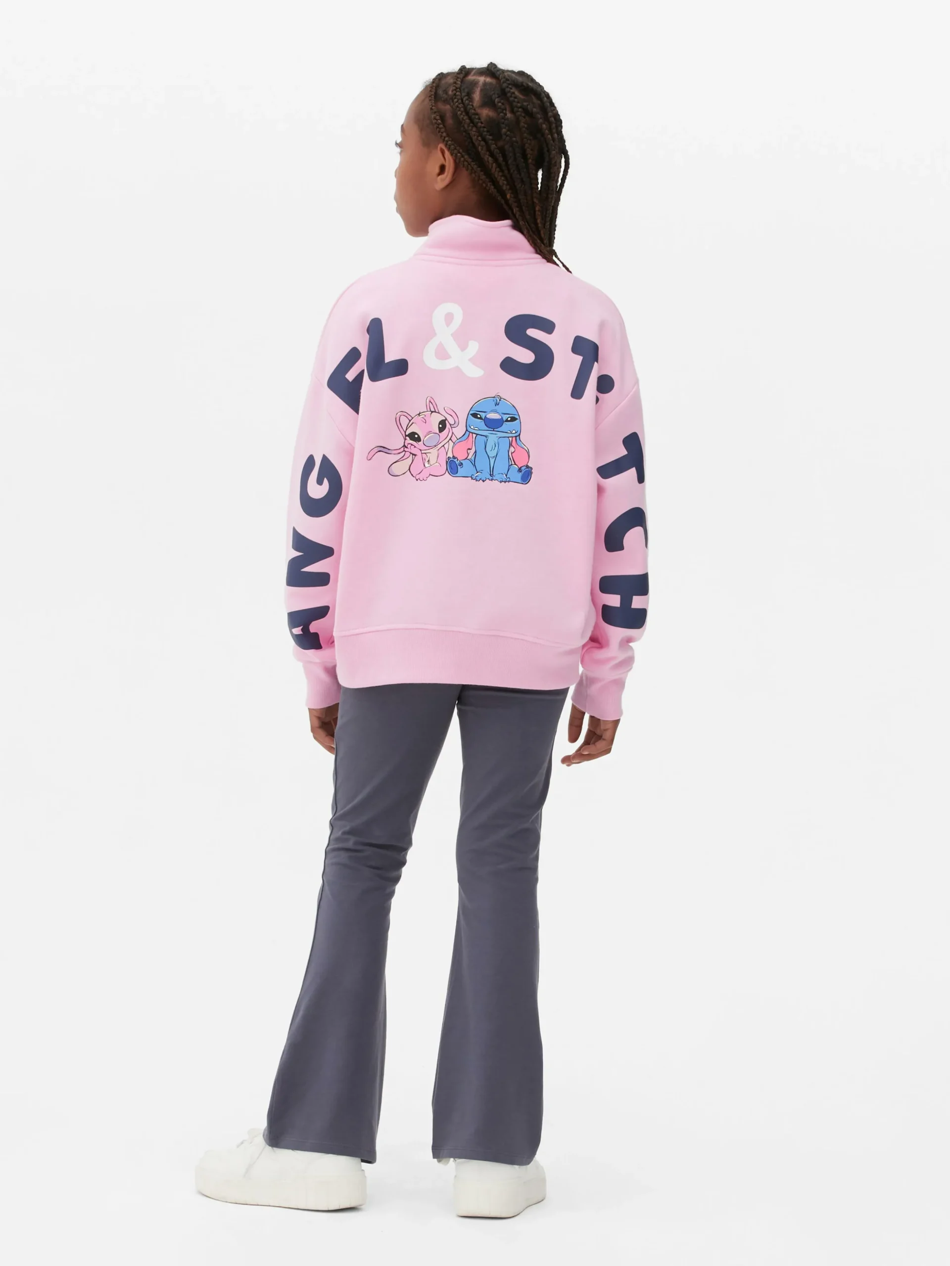 Jersey Con Cremallera De Stitch Y Ángel De Disney