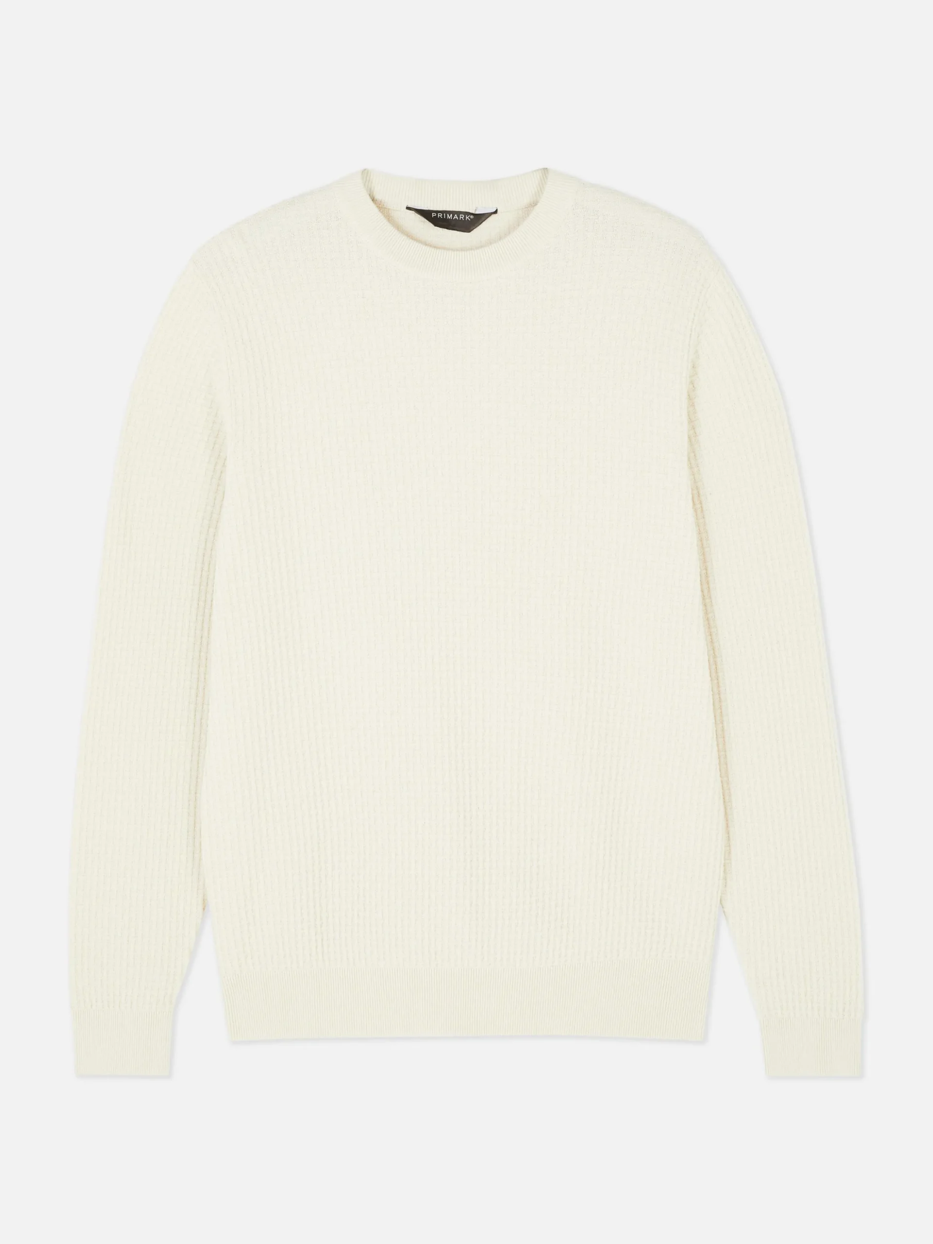 Jersey De Cuello Redondo En Punto Esterilla