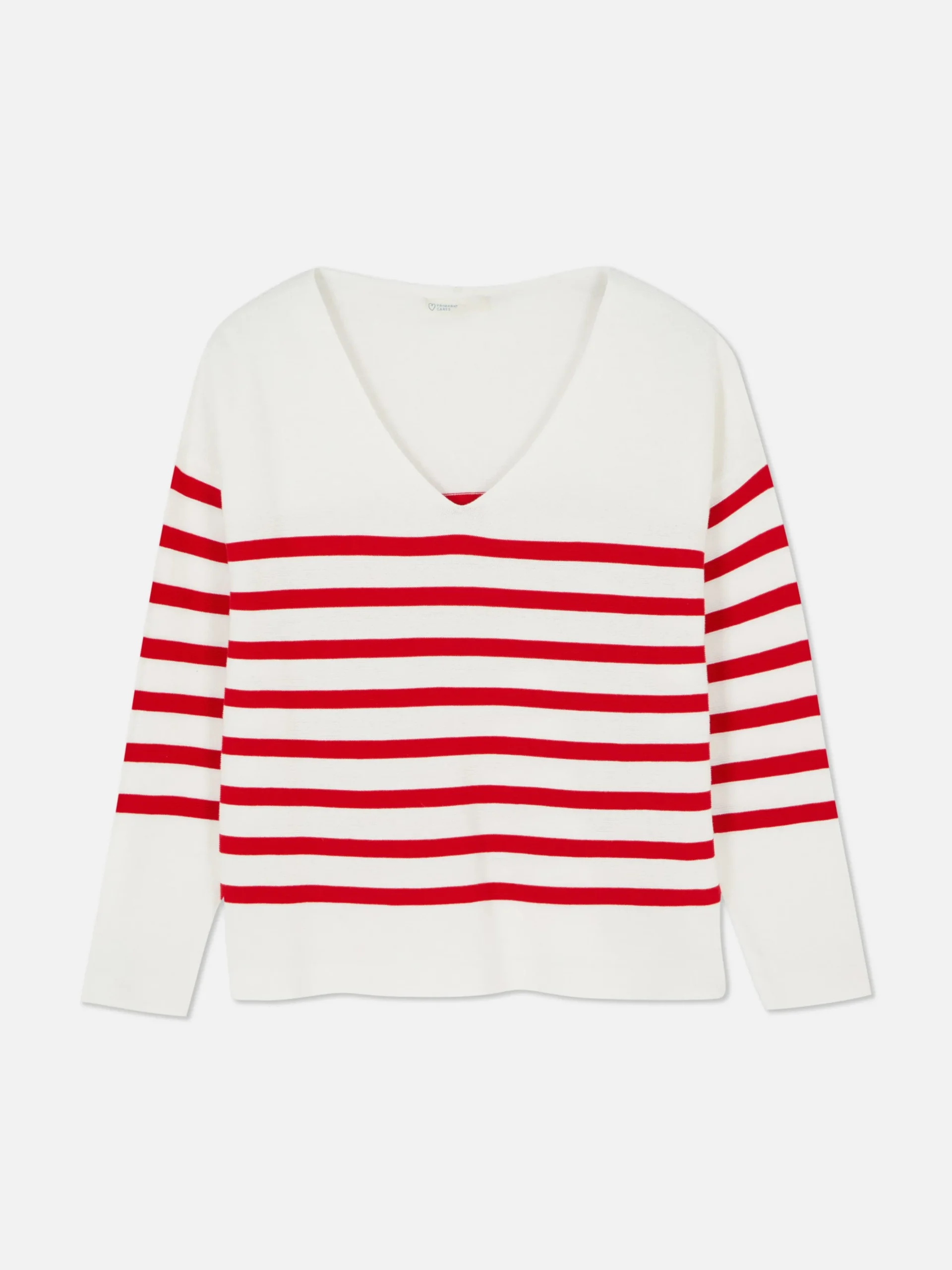 Jersey De Manga Larga Con Cuello Barco