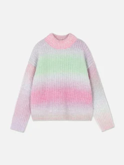 Jersey De Punto Con Efecto Degradado
