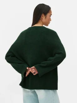 Jersey De Punto Con Puños Ajustados