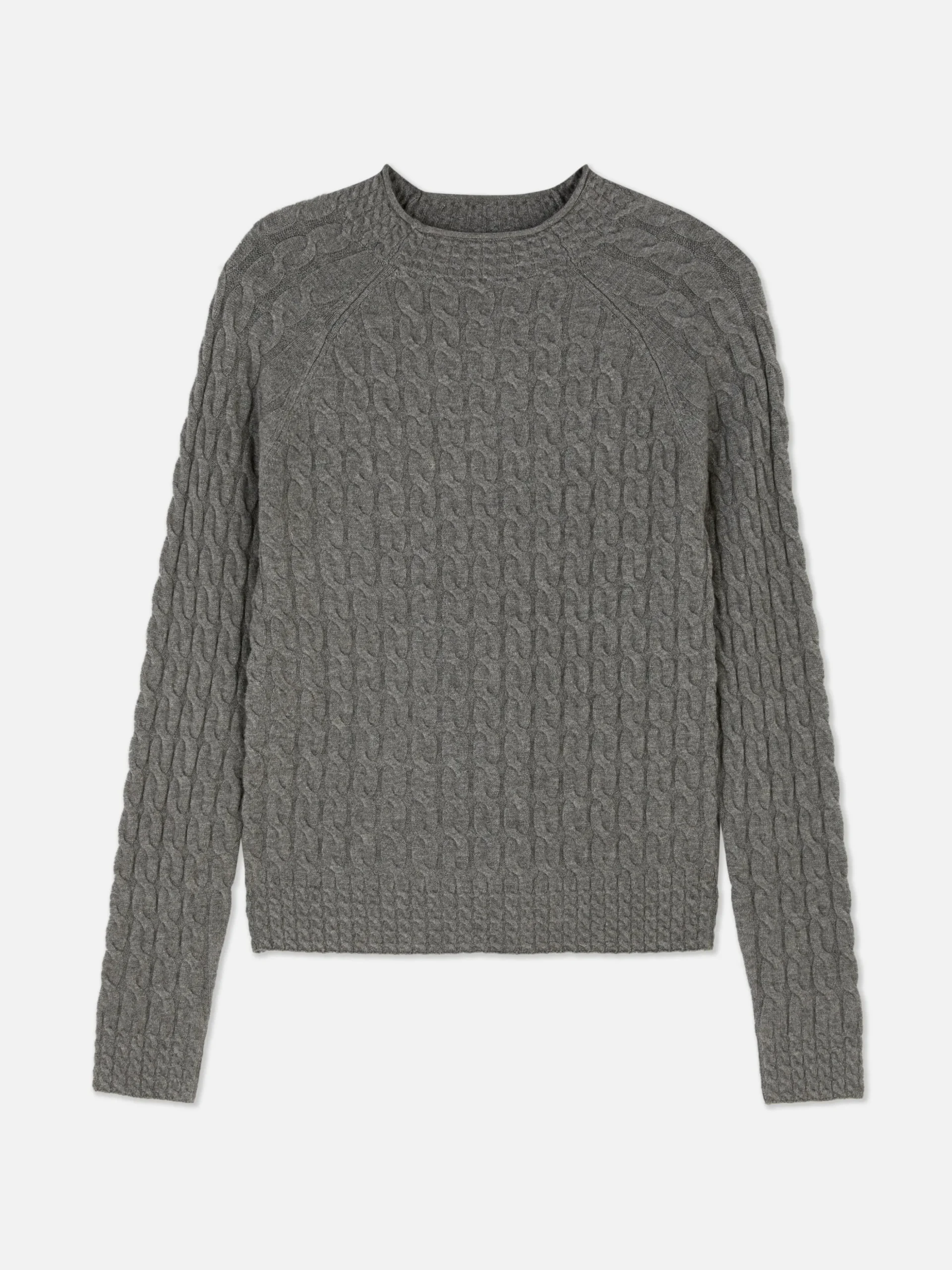Jersey De Punto De Ochos De Cuello Alto