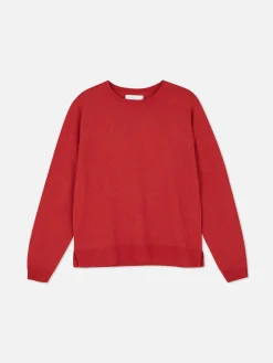 Jersey De Punto Fino Con Cuello Redondo