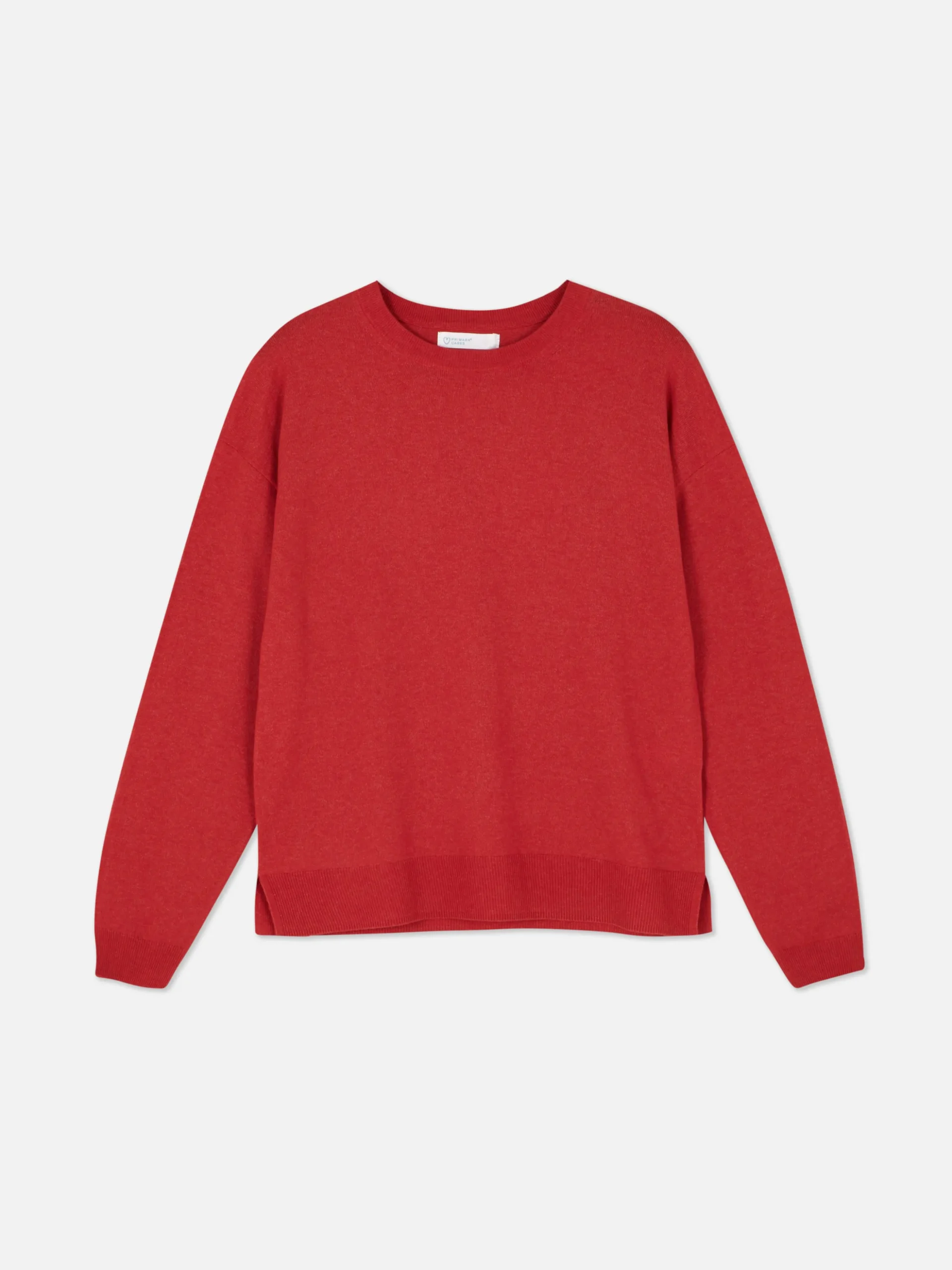 Jersey De Punto Fino Con Cuello Redondo