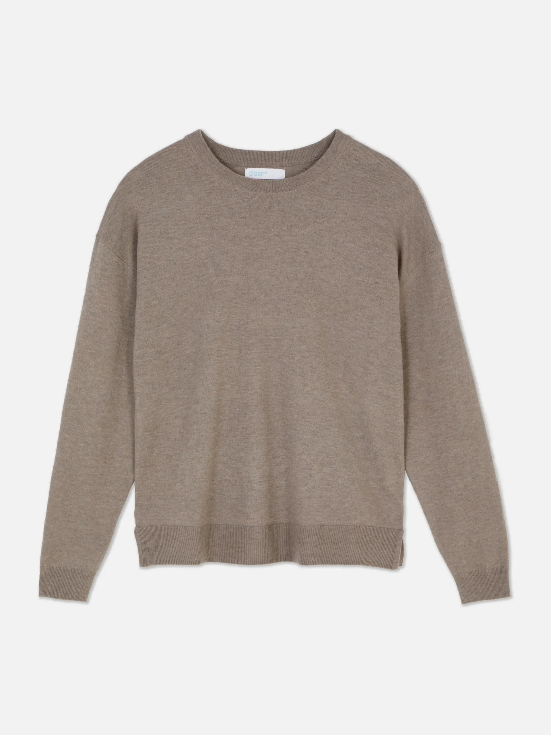 Jersey De Punto Fino Con Cuello Redondo