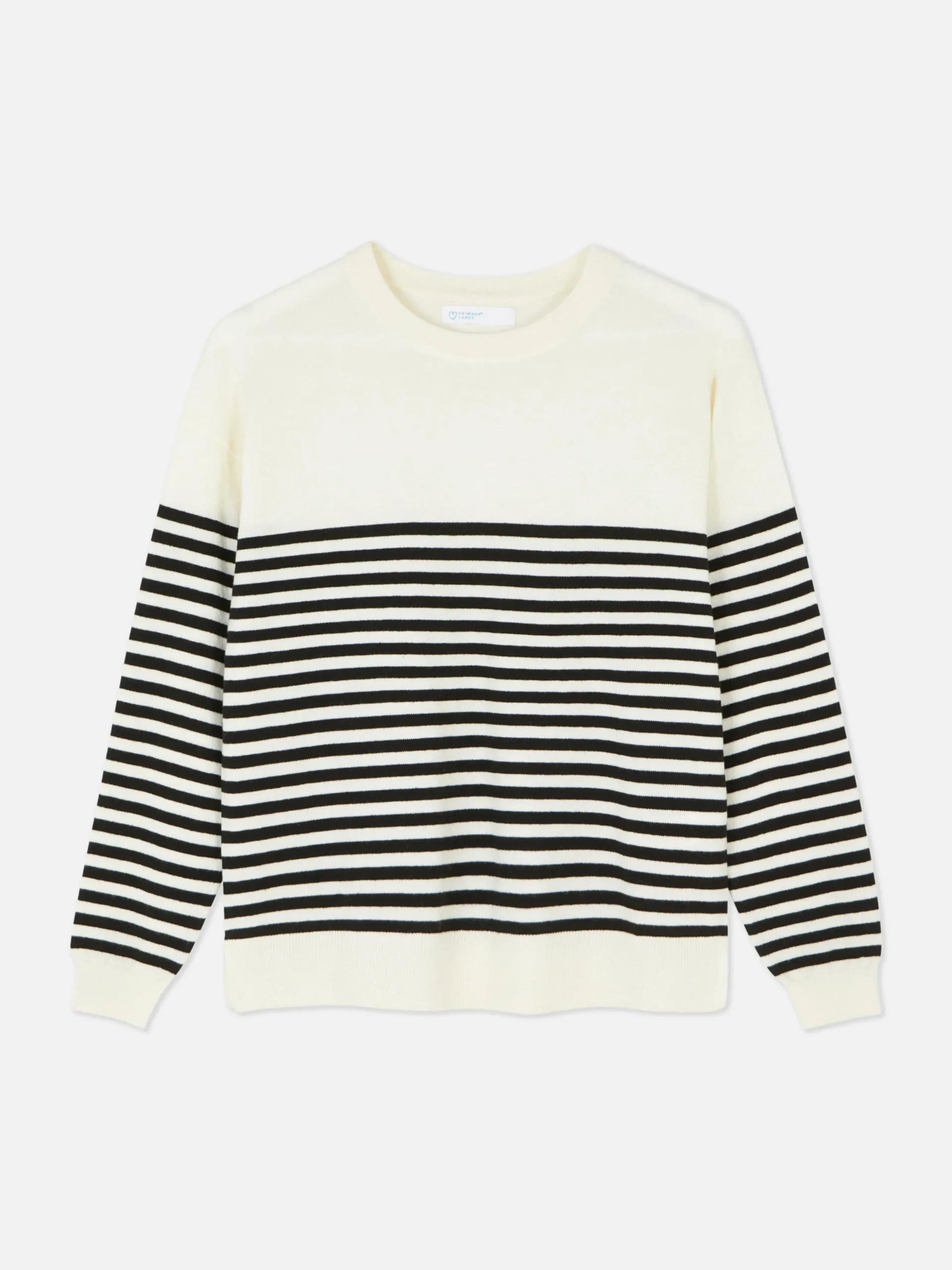 Jersey De Punto Fino Con Cuello Redondo