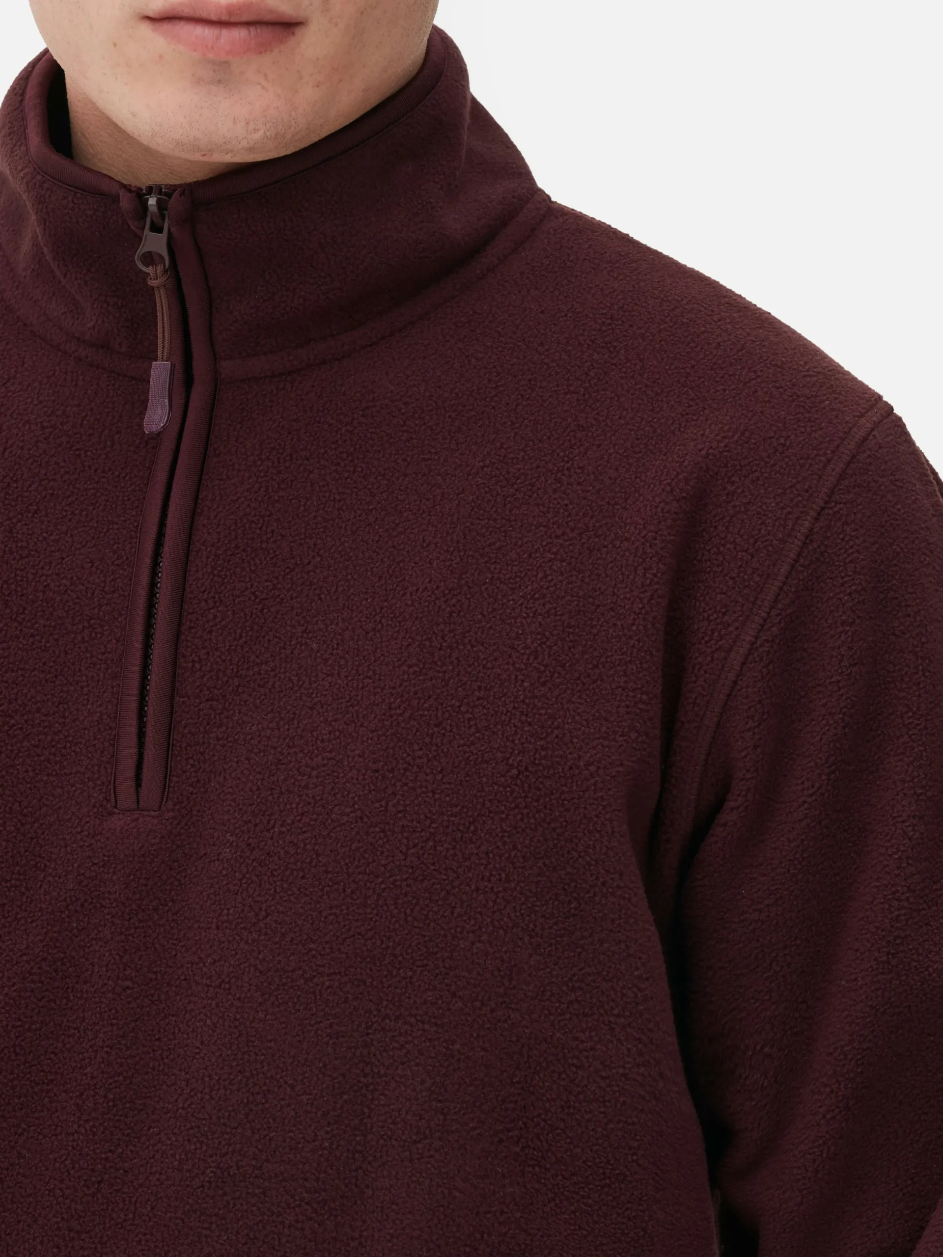 Jersey Polar Con Media Cremallera