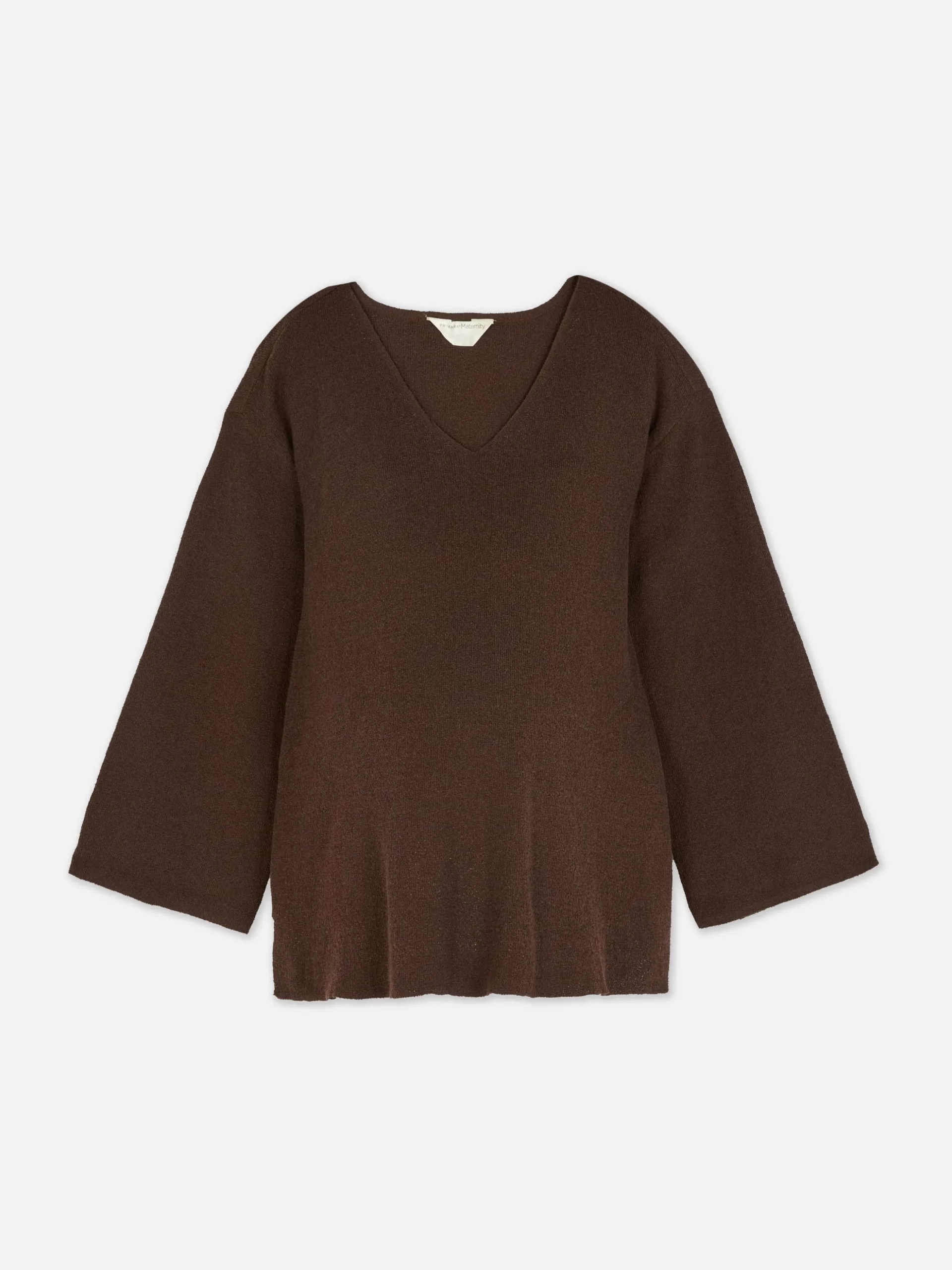 Jersey Premamá Con Cuello De Pico