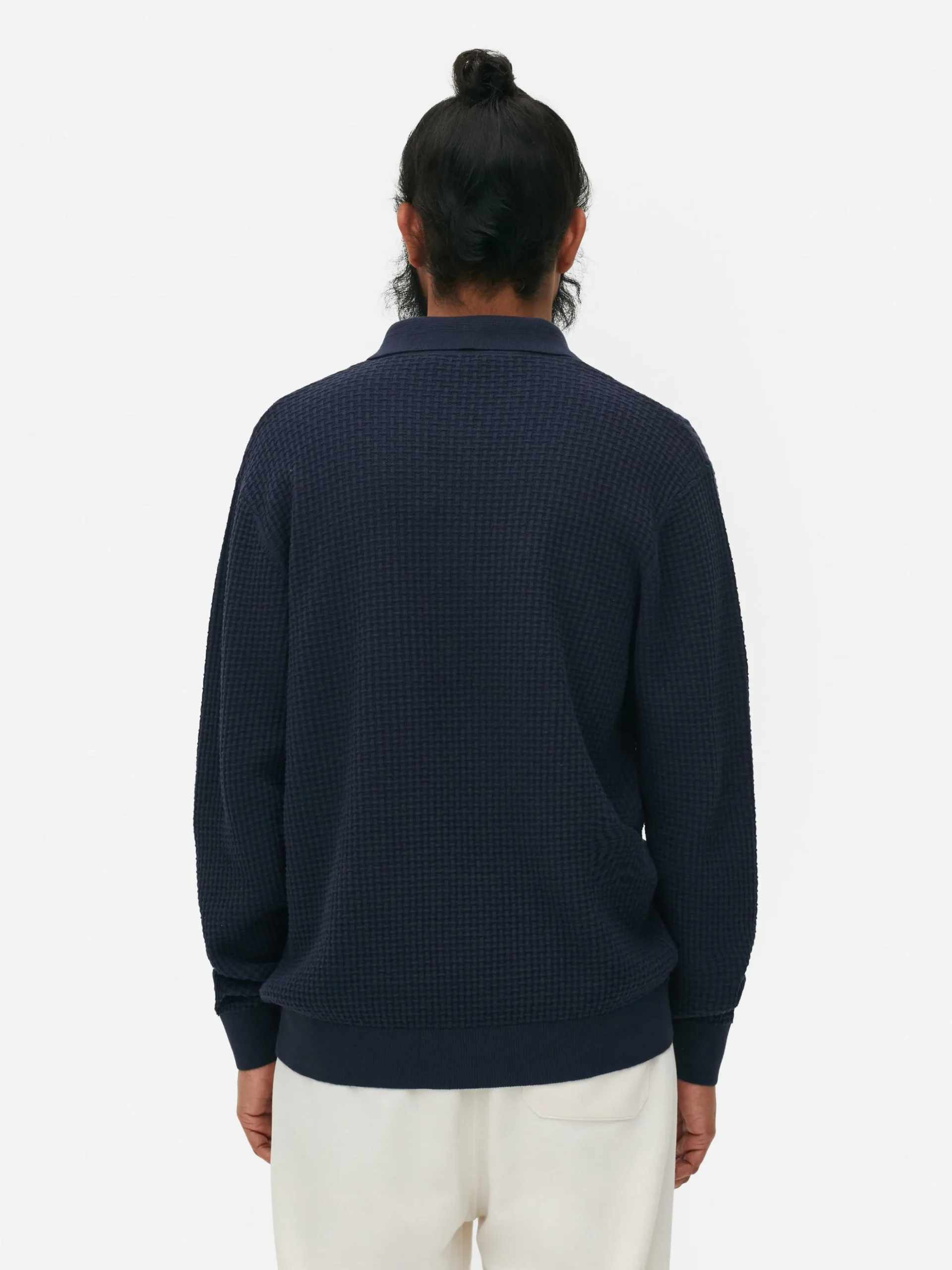 Jersey Tipo Polo Texturizado