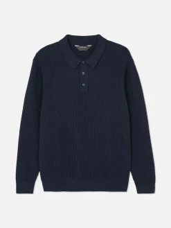Jersey Tipo Polo Texturizado
