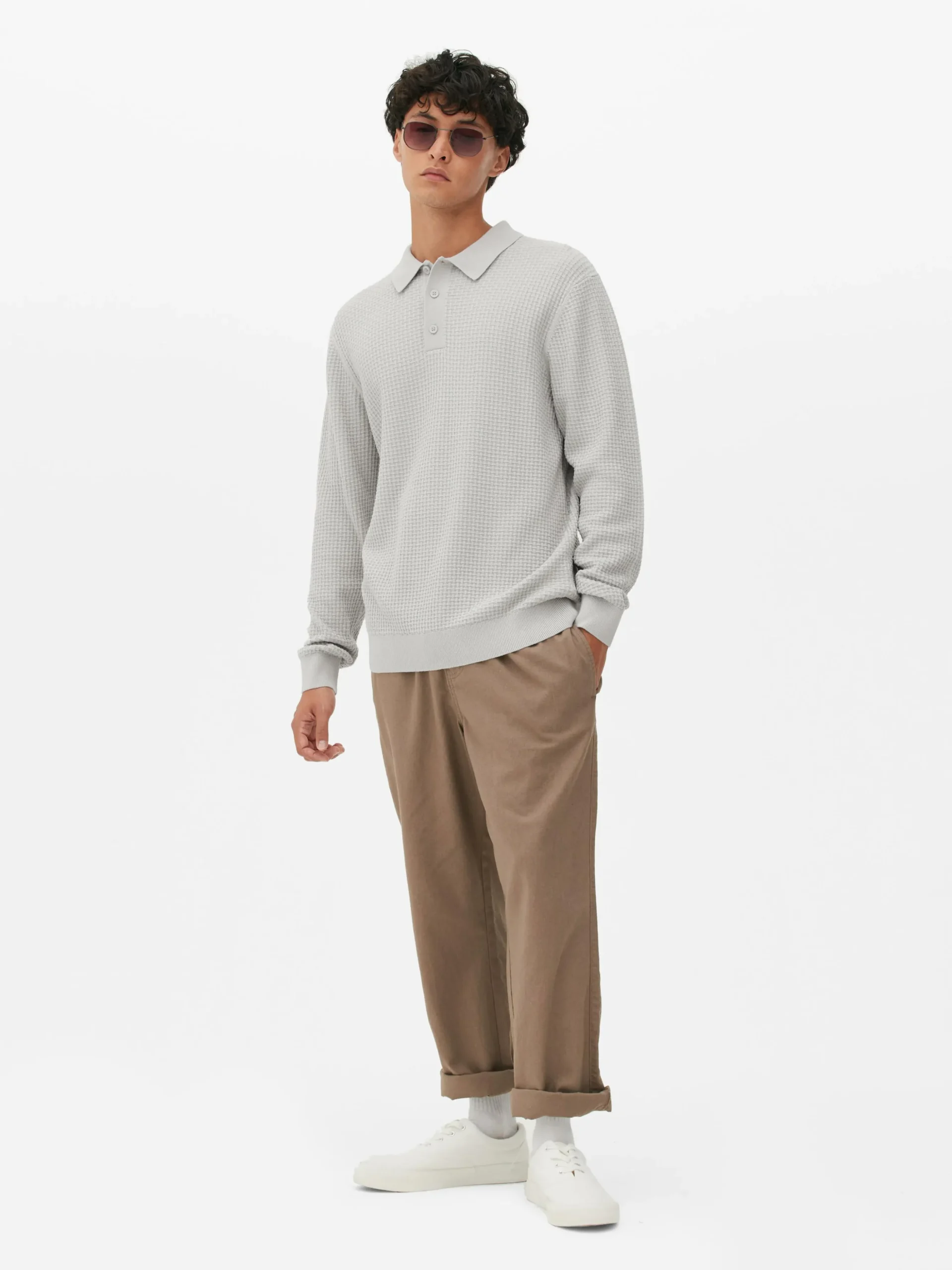 Jersey Tipo Polo Texturizado