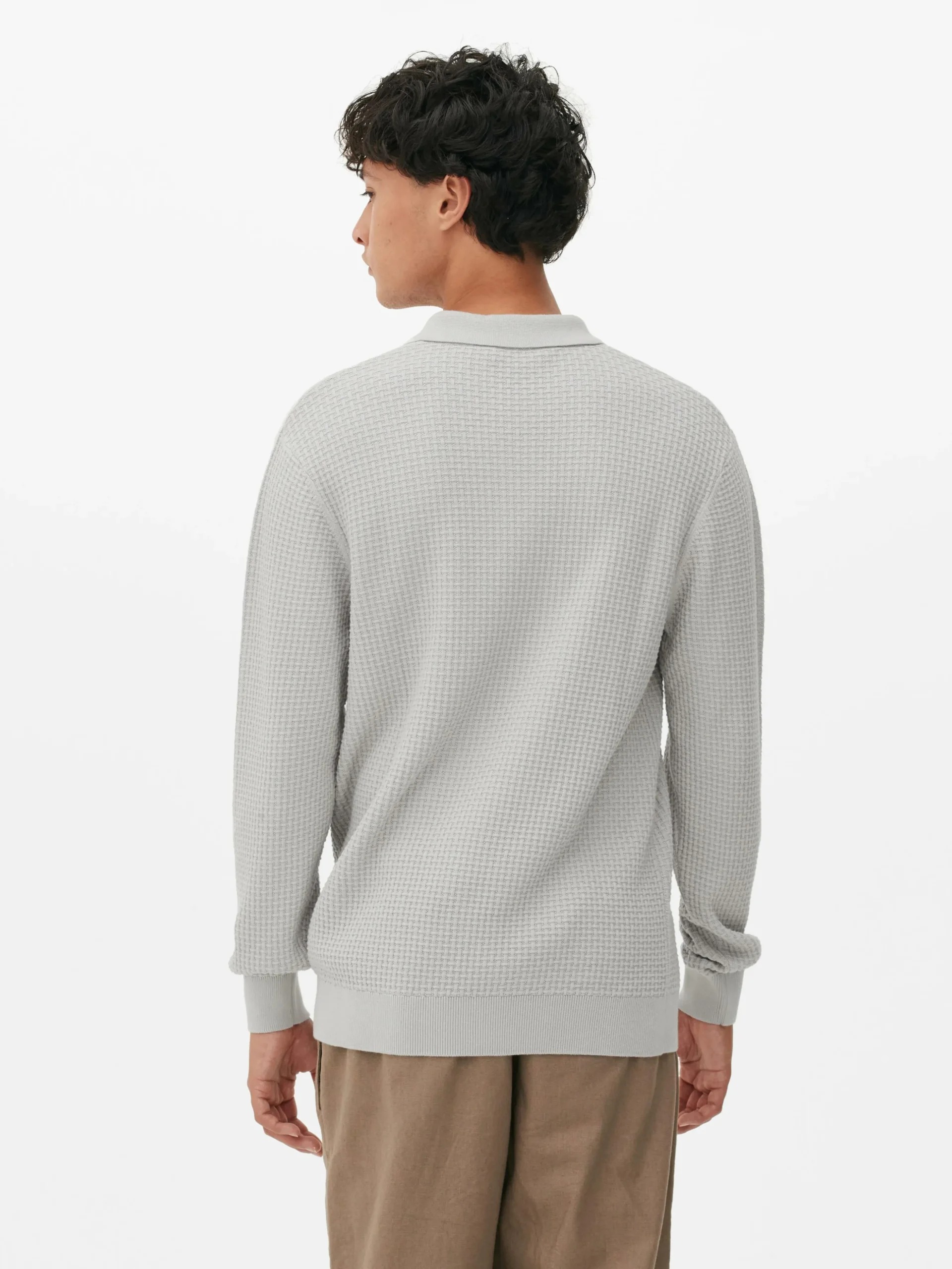 Jersey Tipo Polo Texturizado