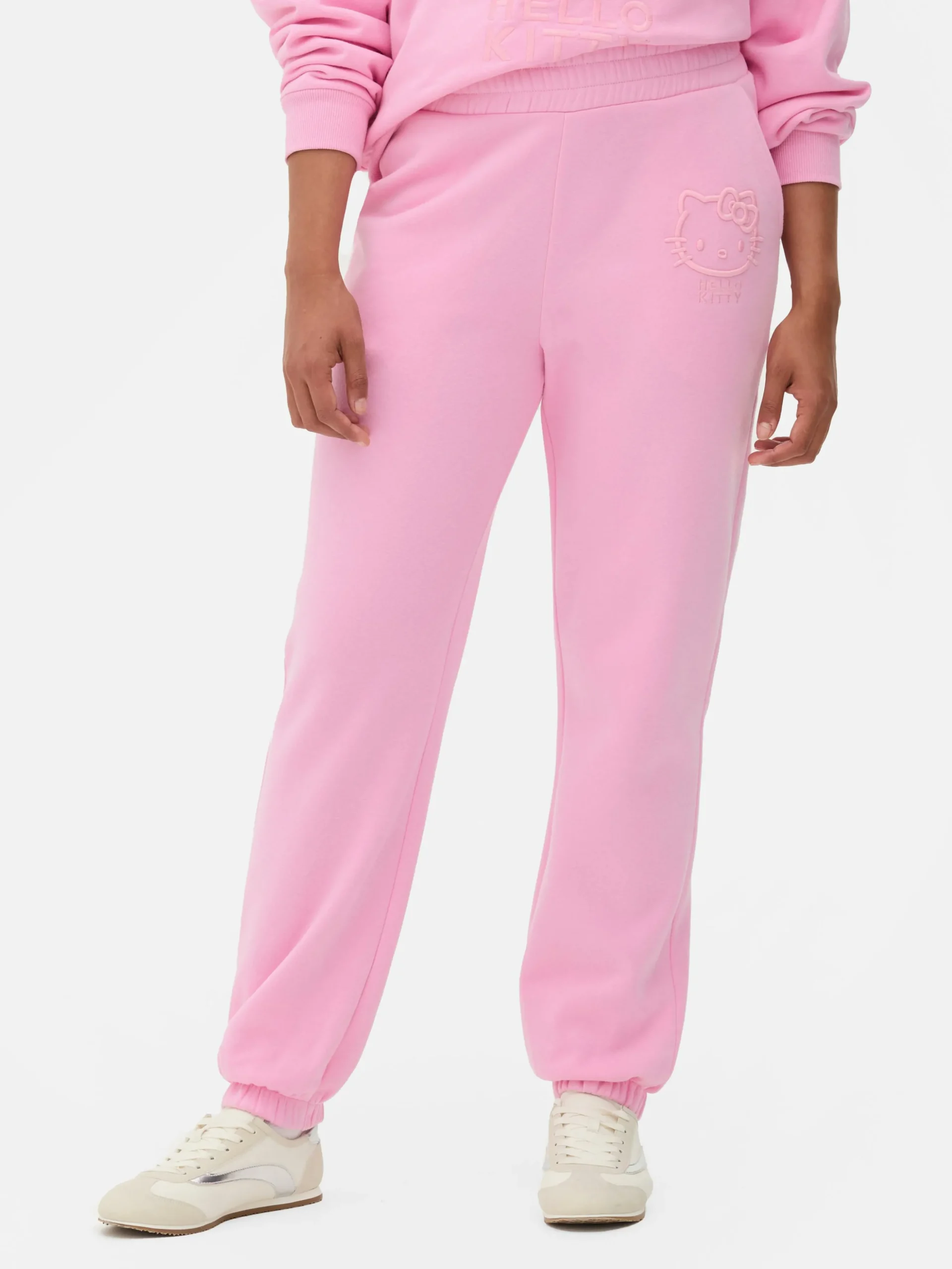 Joggers Bordados De Hello Kitty Combinables