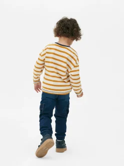 Joggers Cargo En Tejido Vaquero