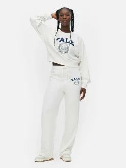 Joggers Con Cordón De Ajuste Y Estampado «Yale»