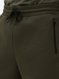 Joggers Texturizados De Cintura Elástica