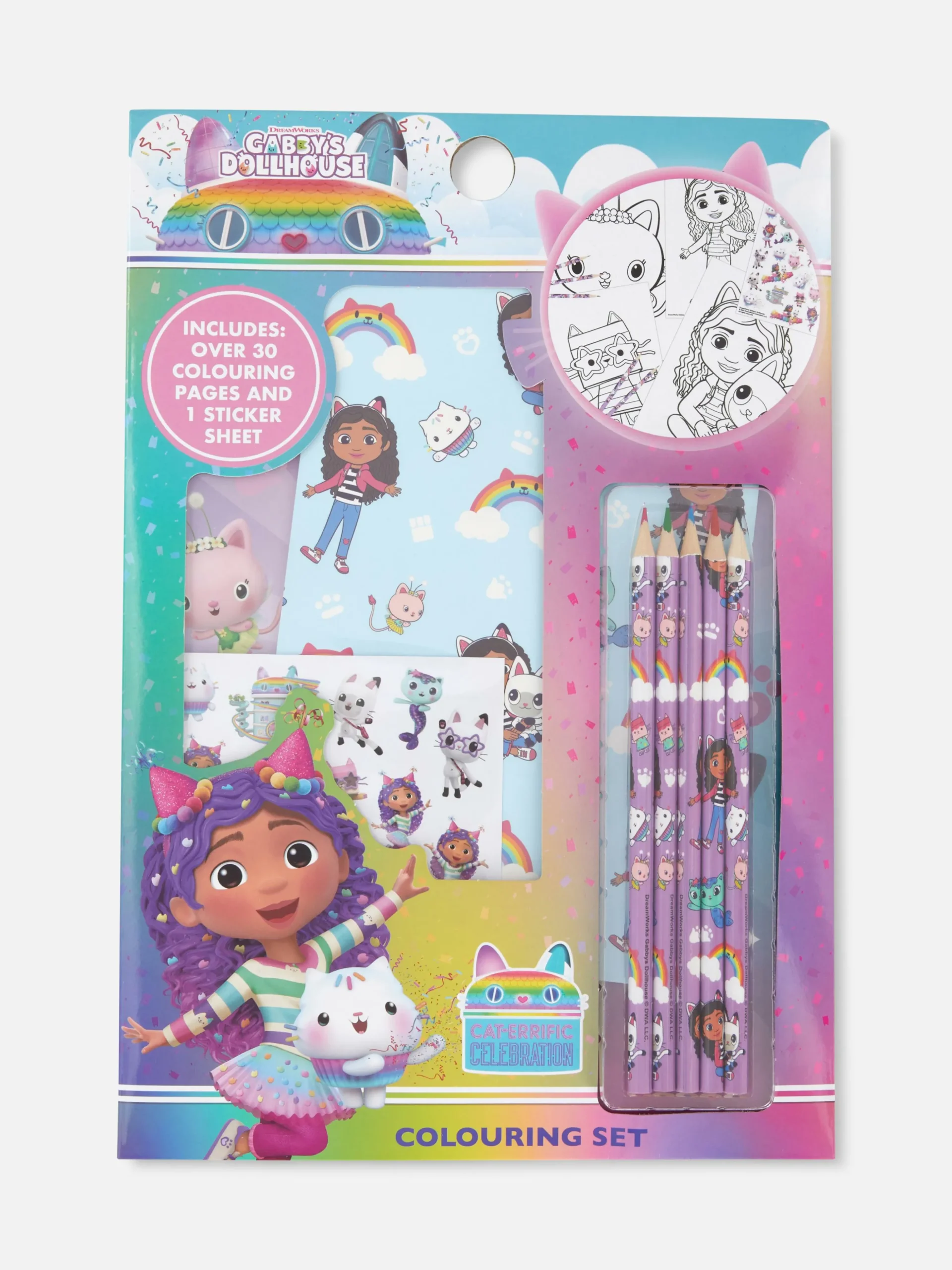 Juego Para Colorear De La Casa De Muñecas De Gabby