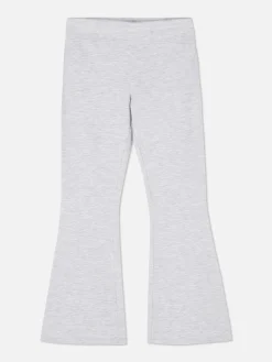 Leggings De Punto Acampanados