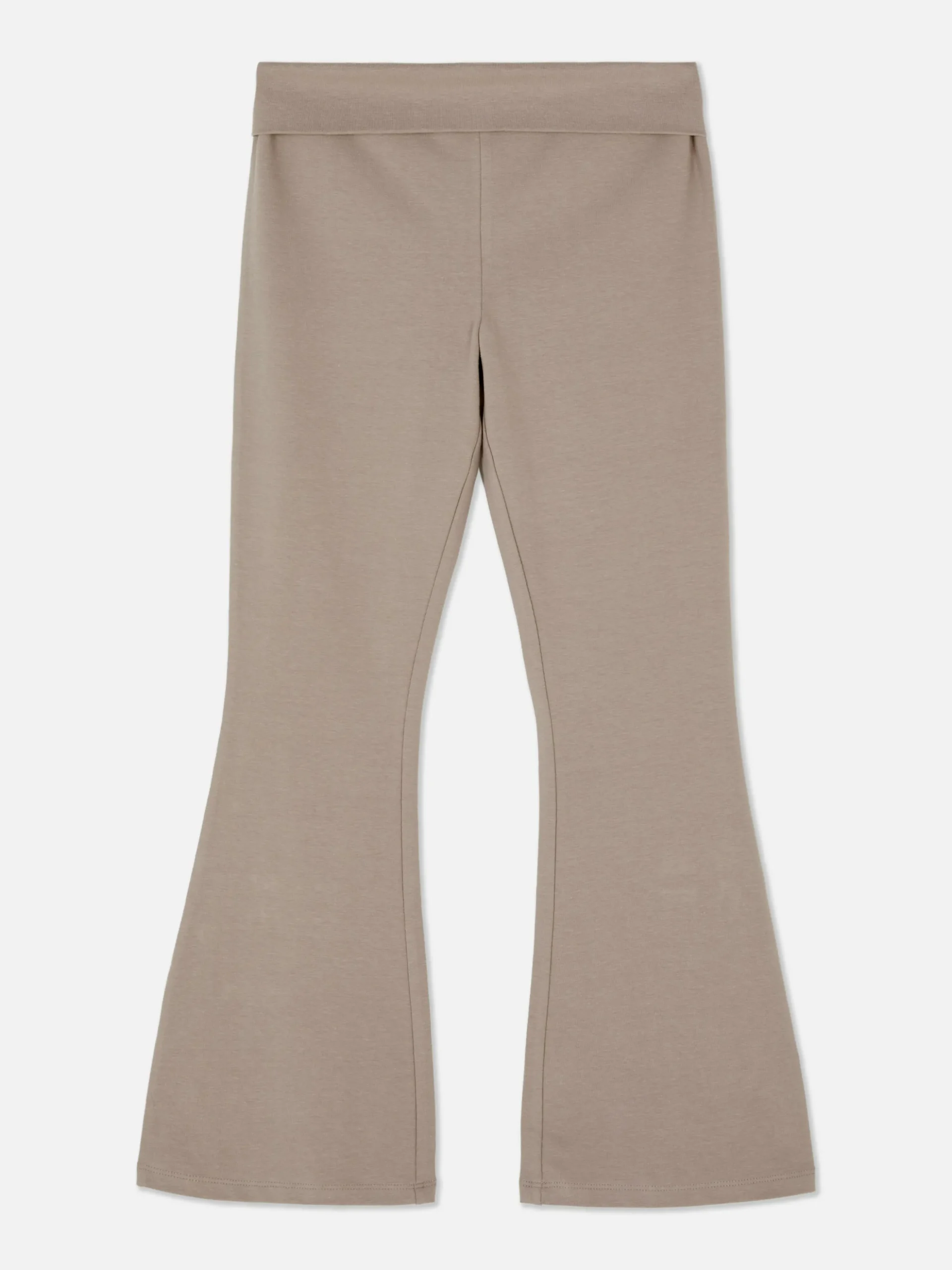 Leggings De Punto Acampanados