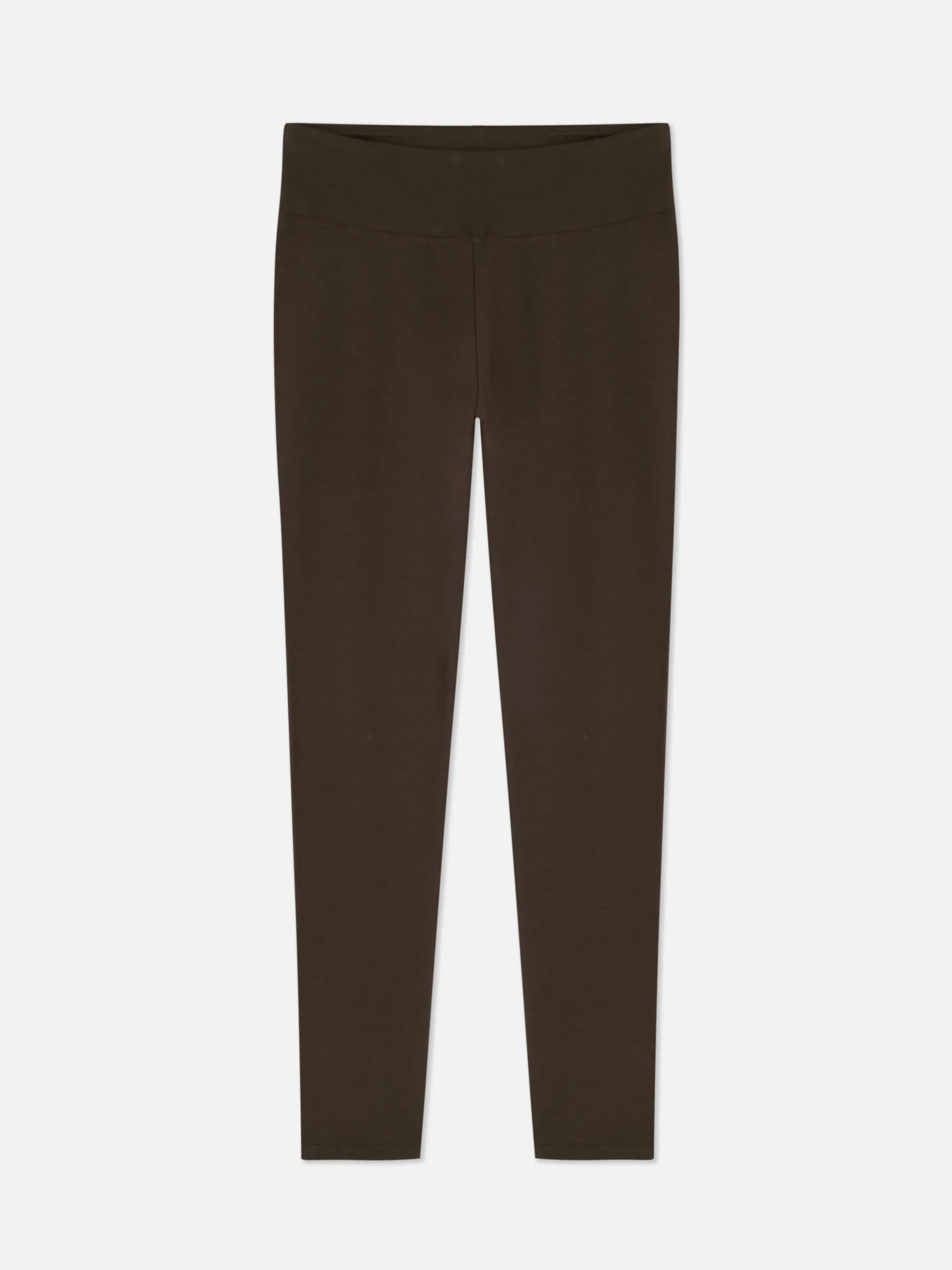 Leggings De Punto De Talle Alto