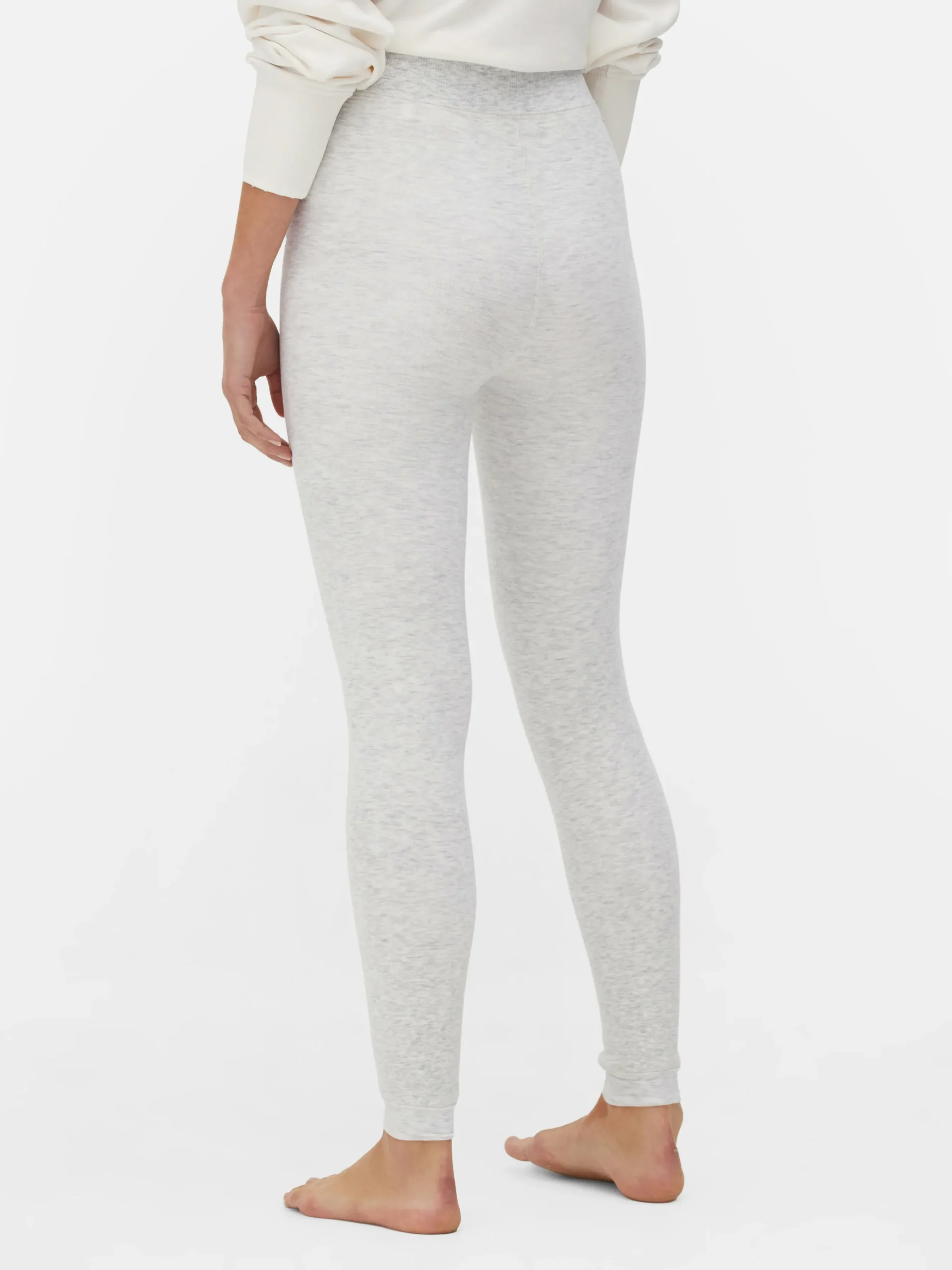 Leggings Jaspeados Con Forro Aterciopelado