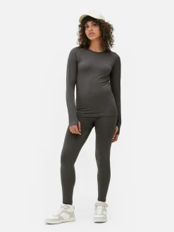 Leggings Largos De Alto Rendimiento Sin Costuras