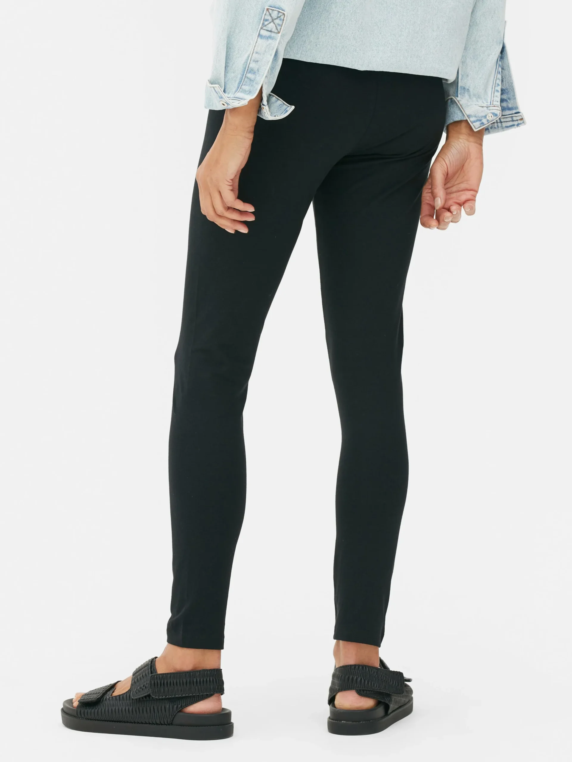 Leggings Largos De Punto