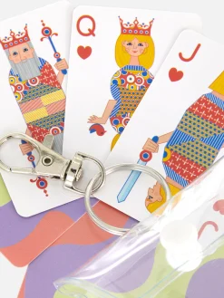 Llavero Con Minibaraja De Cartas