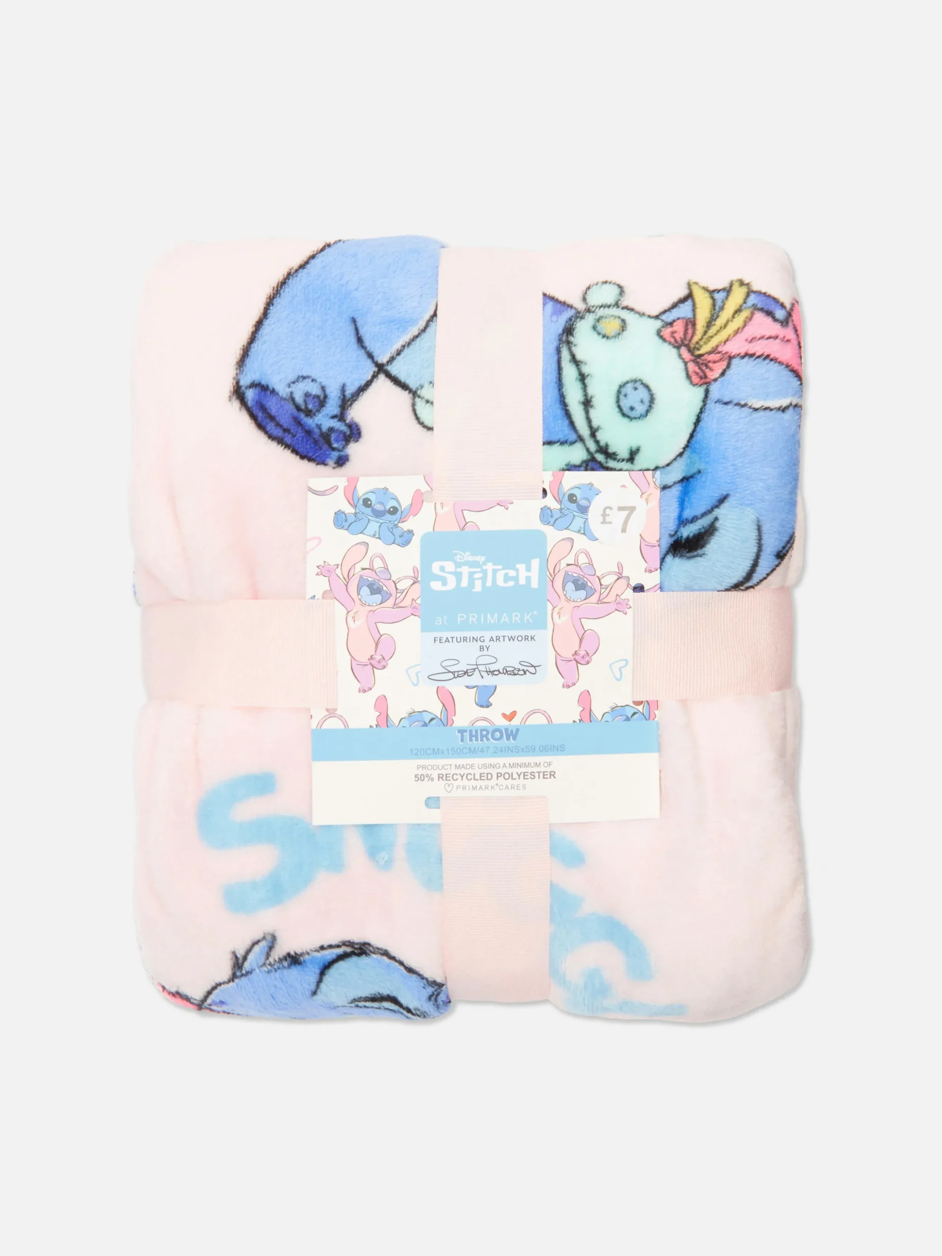 Manta De Stitch Y Ángel De Disney