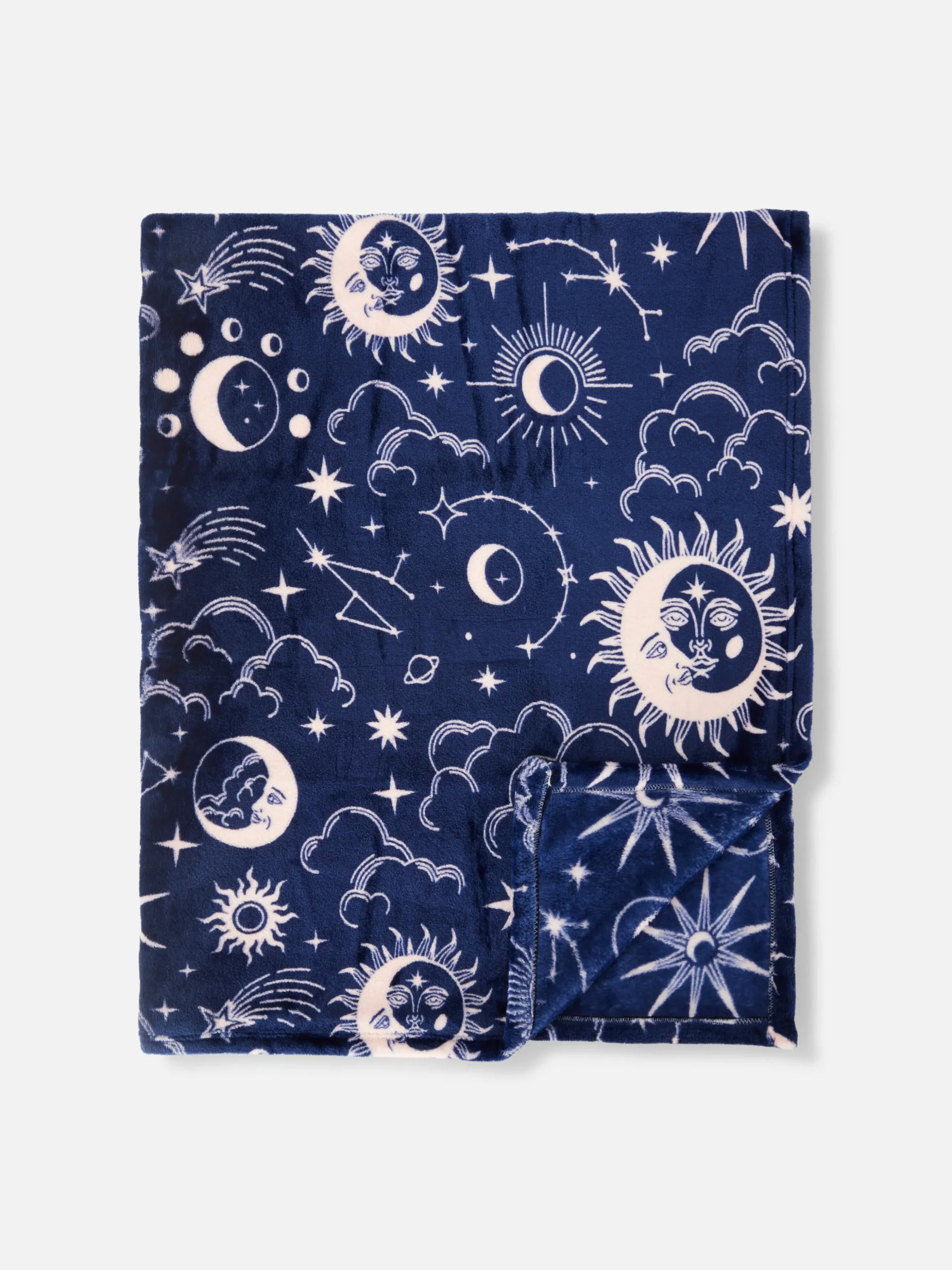 Manta Pequeña Ultrasuave Con Motivos Celestiales