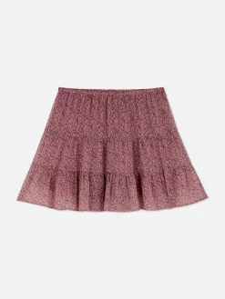 Minifalda A Capas De Gasa