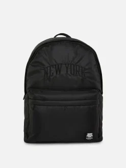 Mochila Con Bordado «New York»