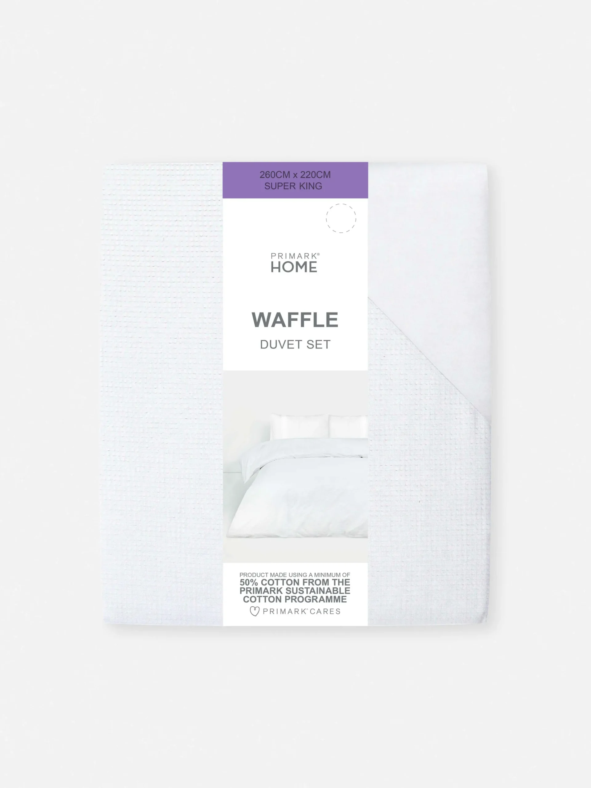 Nórdico Con Textura Gofrada Para Cama Super King