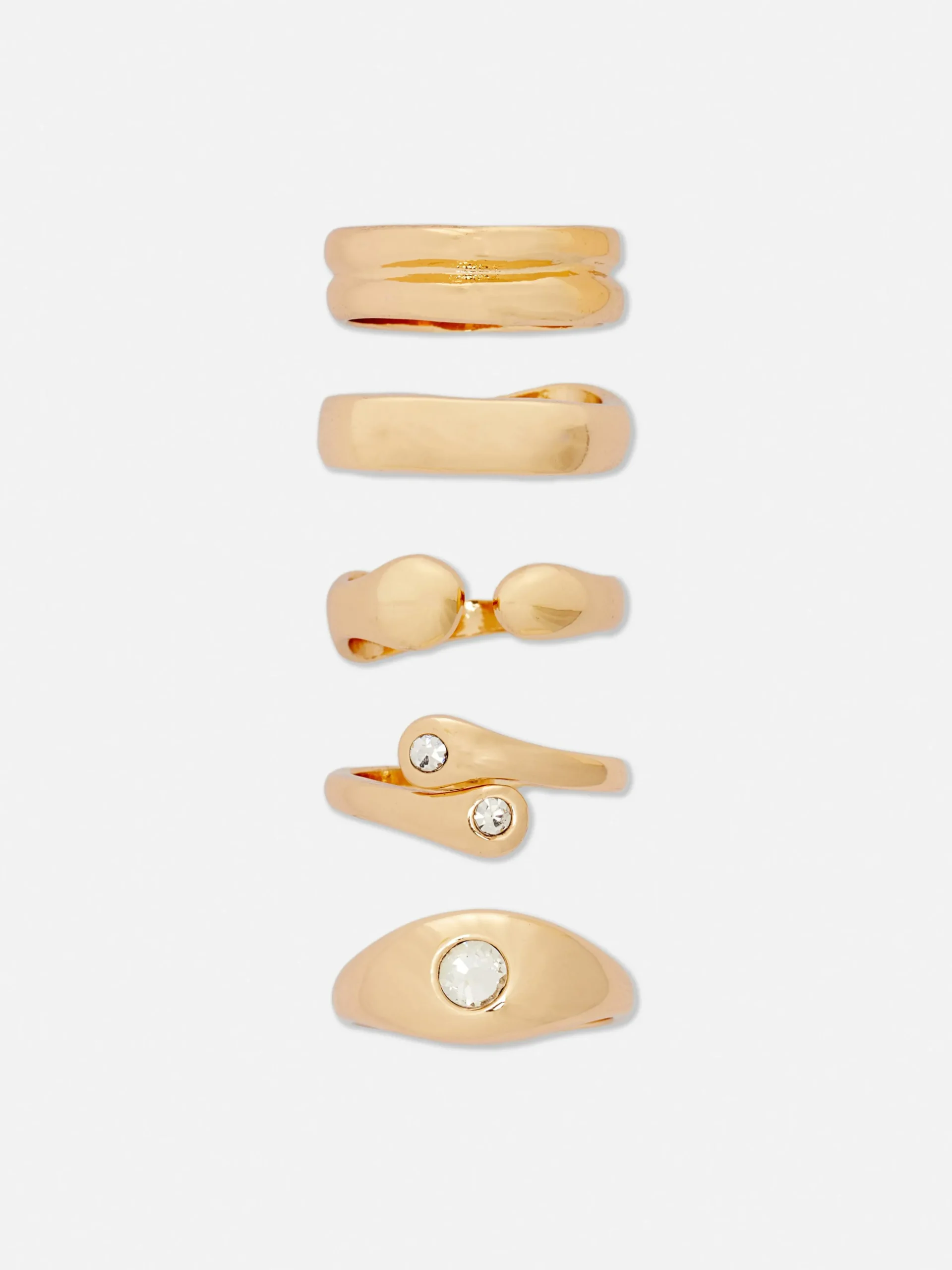 Pack De 5 Anillos Gruesos Surtidos