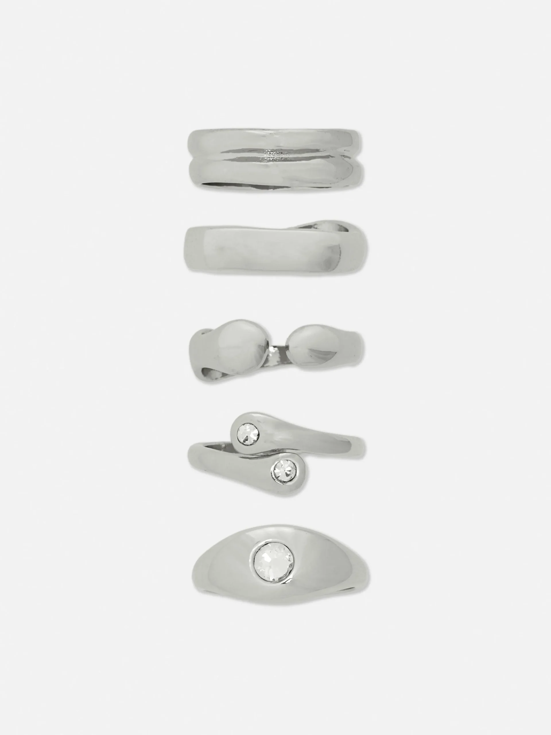 Pack De 5 Anillos Gruesos Surtidos