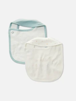 Pack De 2 Baberos De Tela De 2024