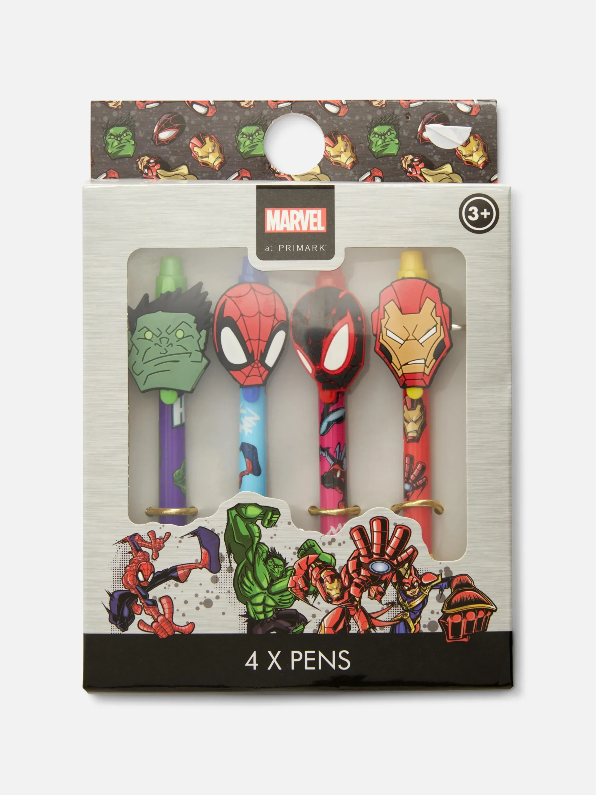 Pack De 4 Bolígrafos De Los Vengadores De Marvel