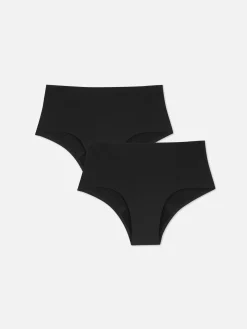 Pack De 2 Bragas De Talle Bajo Y Cobertura Completa