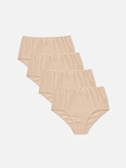 Pack De 4 Braguitas Altas Básicas