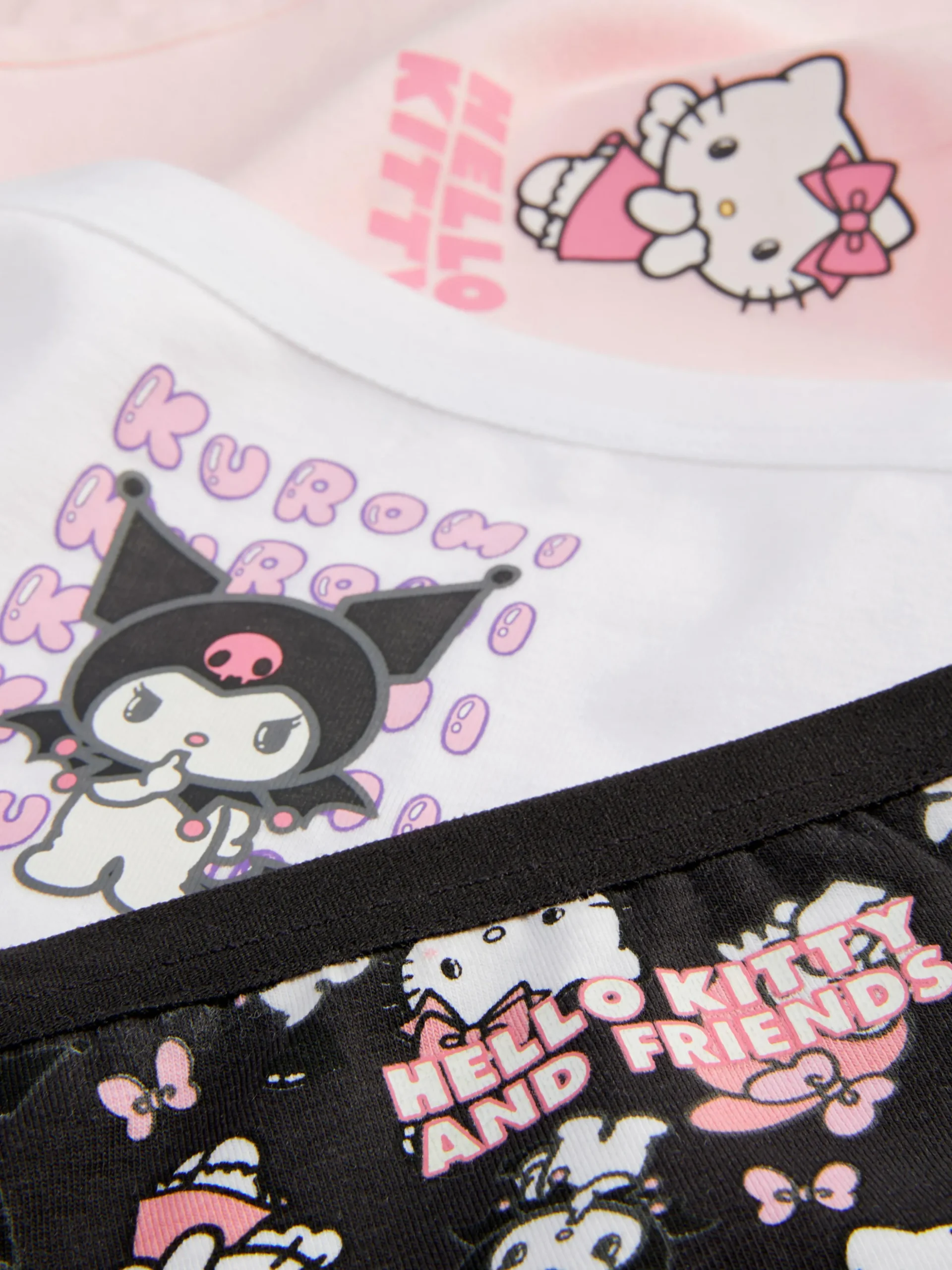 Pack De 3 Braguitas Altas De Hello Kitty