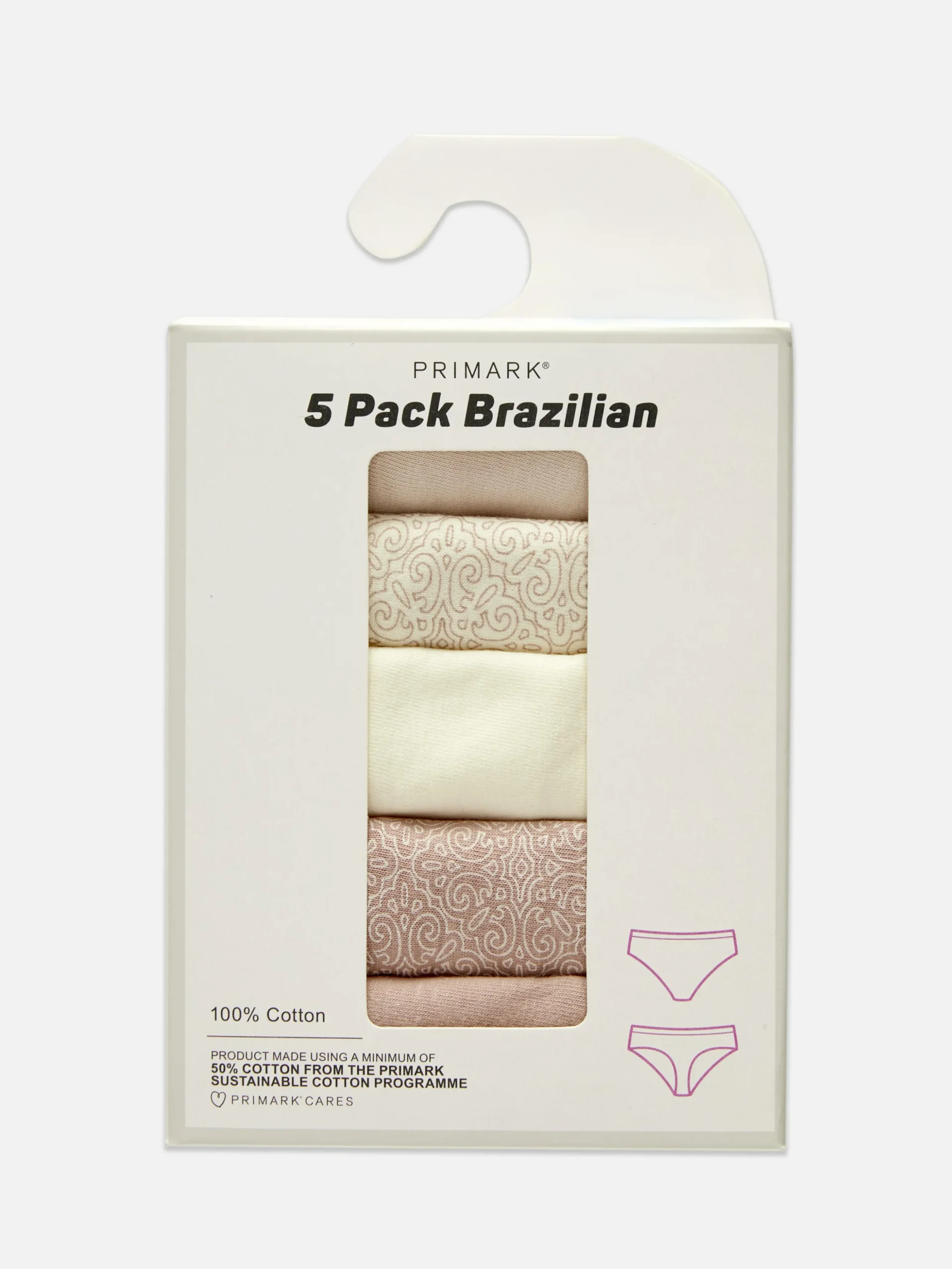 Pack De 5 Braguitas Brasileñas De Diario